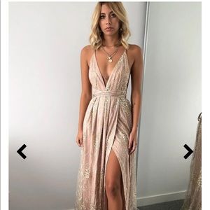 Gorgeous gold dress, never worn!